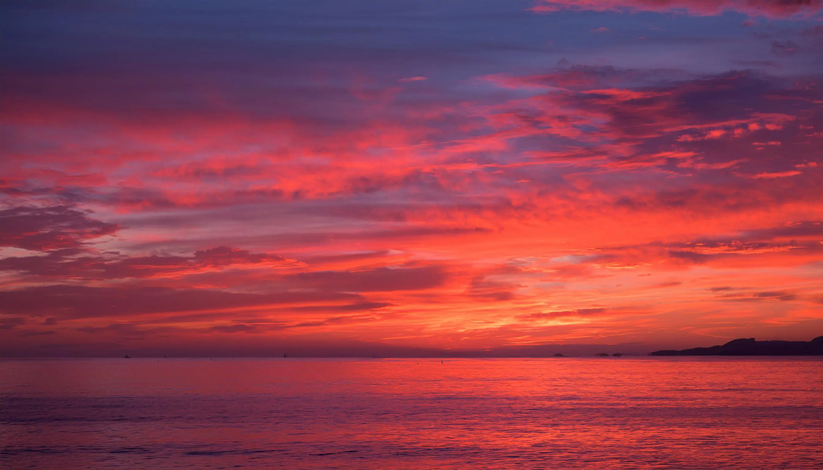 Perché il cielo diventa rosso al tramonto?